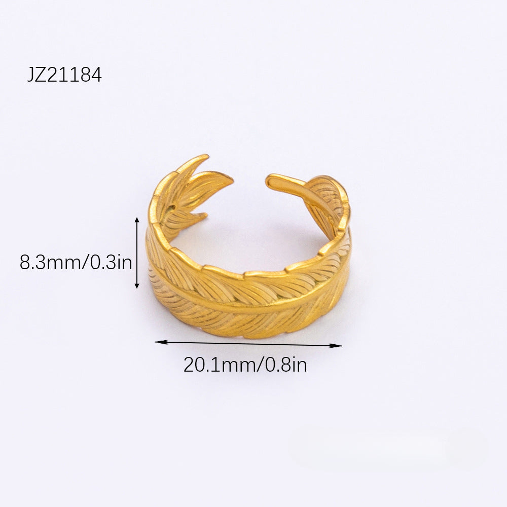 Wholesale Stainless Steel Open Adjustable Rings ACC-RS-YuHui006