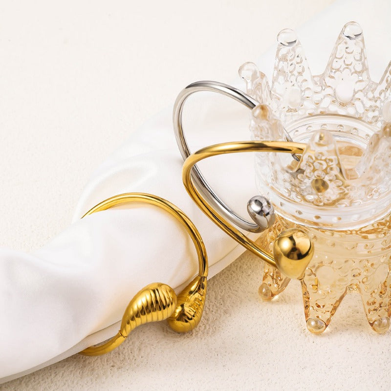 Wholesale Stainless Steel Water Drop Bracelet ACC-BT-RuiX008