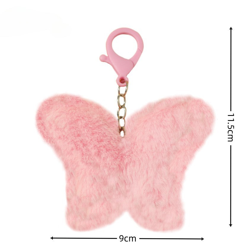 Wholesale Cute Plush Butterfly Keychains ACC-KC-RongRui011