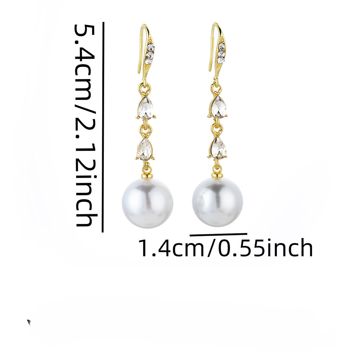 Wholesale Diamond Tassel Light Luxury Earrings ACC-ES-MDD068