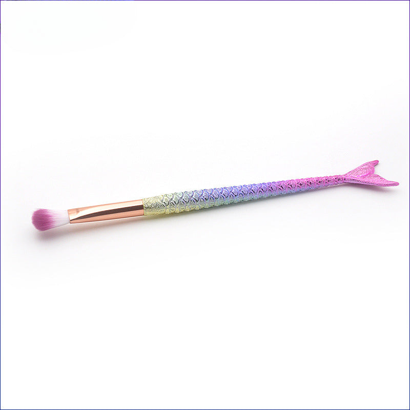 Wholesale Single Mermaid Tail Eye Shadow Brush Makeup Brush Makeup Tool ACC-MB-LXY006
