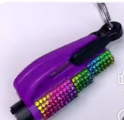 Wholesale Mini Diamond 2 in 1 Plastic Keychain ACC-KC-TMS014