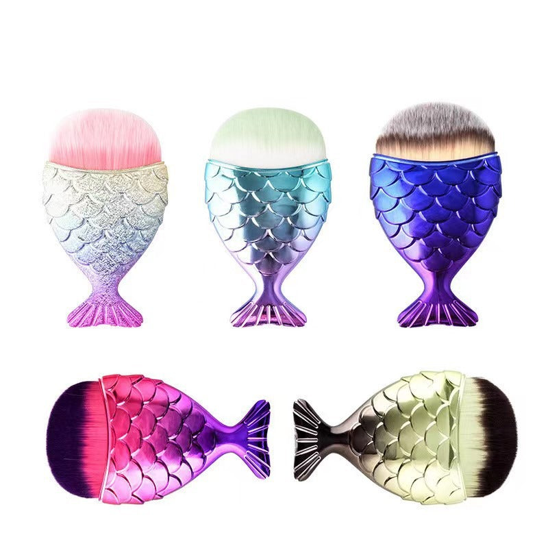 Wholesale Colorful Mask Mermaid Makeup Brush ACC-MB-Fengg008