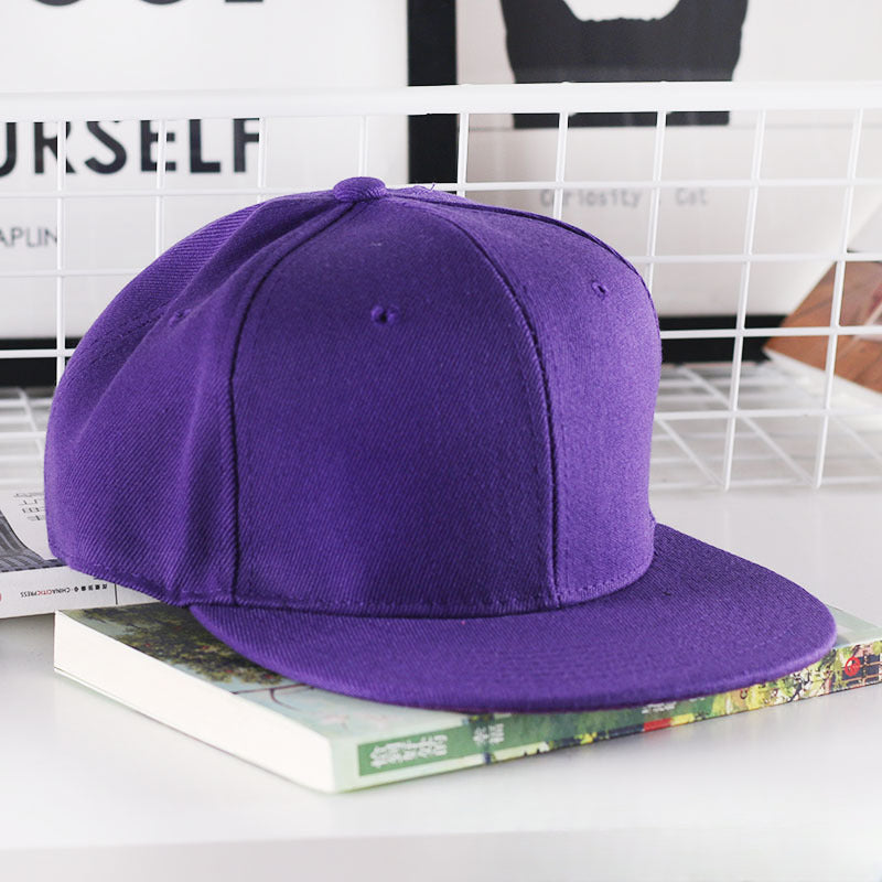 Wholesale Solid Color Flat Brim Hat Baseball Cap ACC-HT-Huic010