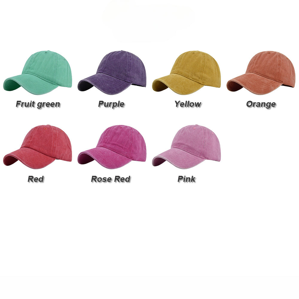 Wholesale Retro Parent-child Solid Color Baseball Cap ACC-HT-YMX012