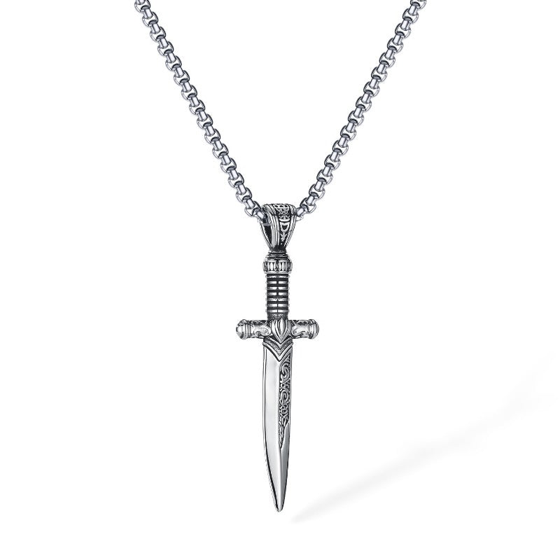 Wholesale Titanium Steel Domineering Sword Necklace ACC-NE-OPK008