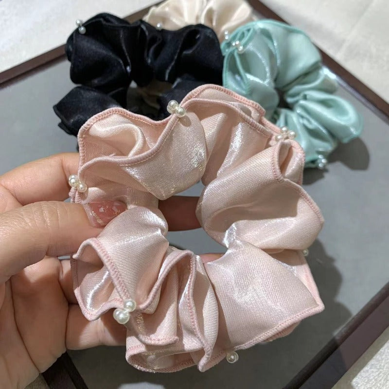 Wholesale Beaded Heavy Layered Solid Color Hair Band ACC-HS-Fanz004