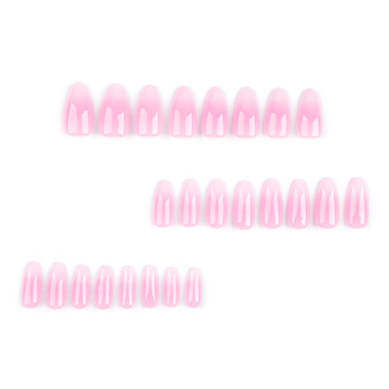 Wholesale 24 Pieces/box Gradient Pink Nails Kits Nail Stickers ACC-NS-LeFan228