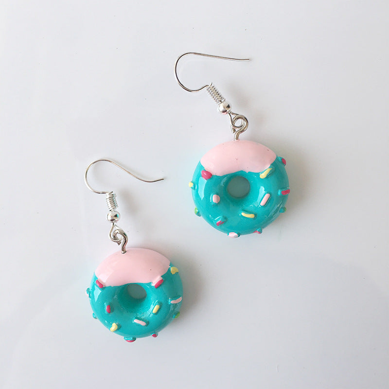 Wholesale Cute Simulation Thousand Layer Cake Donut Earrings ACC-ES-ChouT009