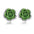 Wholesale rose flower luxury earrings