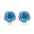Wholesale rose flower luxury earrings