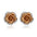 Wholesale rose flower luxury earrings