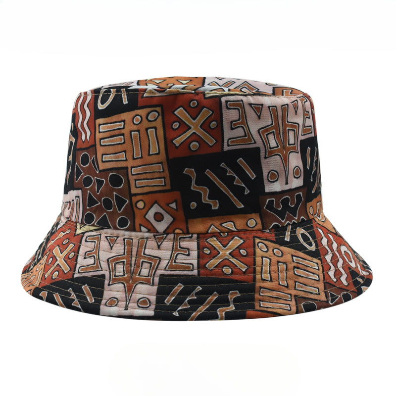 Wholesale Vintage Printed Fashion Cartoon Graffiti Bucket Hat ACC-HT-Xiny013