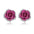 Wholesale rose flower luxury earrings