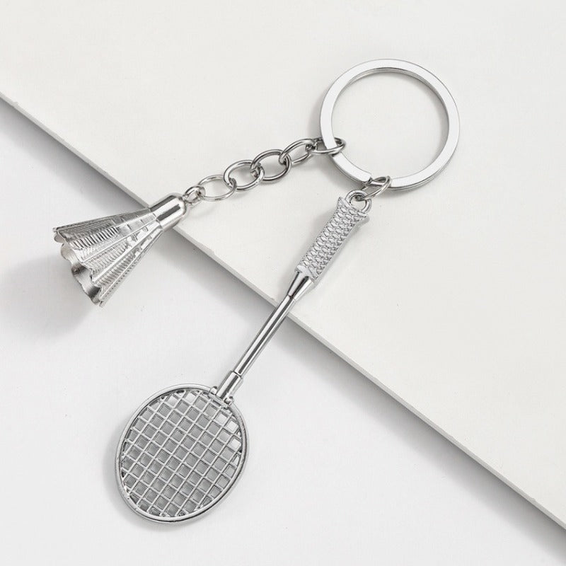 Wholesale Alloy Badminton Racket Keychain ACC-KC-RongRui027