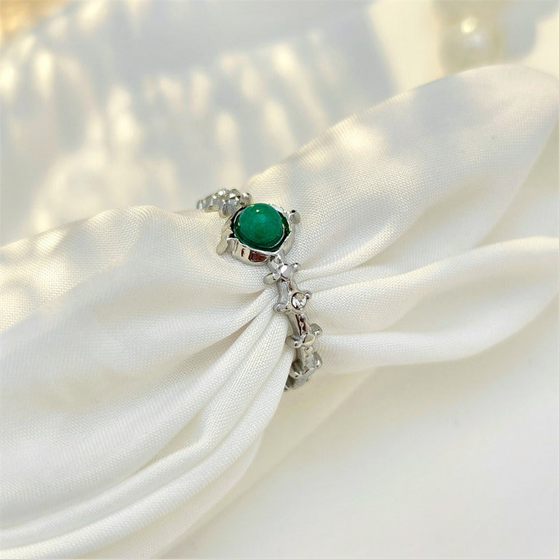 Wholesale Irregular Vintage Open Adjustable Ring Stainless Steel Rings ACC-RS-TaiMei002