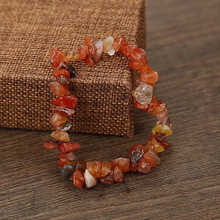Wholesale Natural Crystal Gravel Bracelet ACC-BT-HanX002