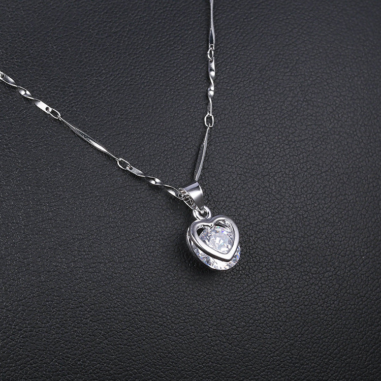 Wholesale  Collection Color Resistant Anti-allergic Zircon Necklace