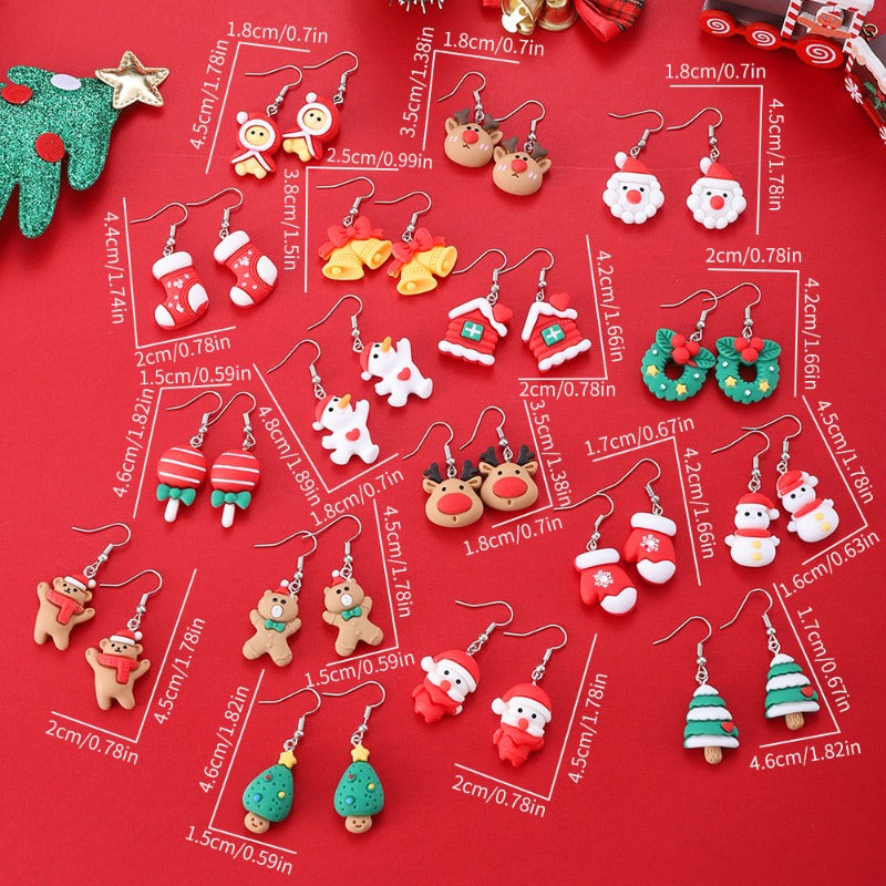 Wholesale Cartoon Creative Christmas Series Earrings ACC-ES-ChuLian097