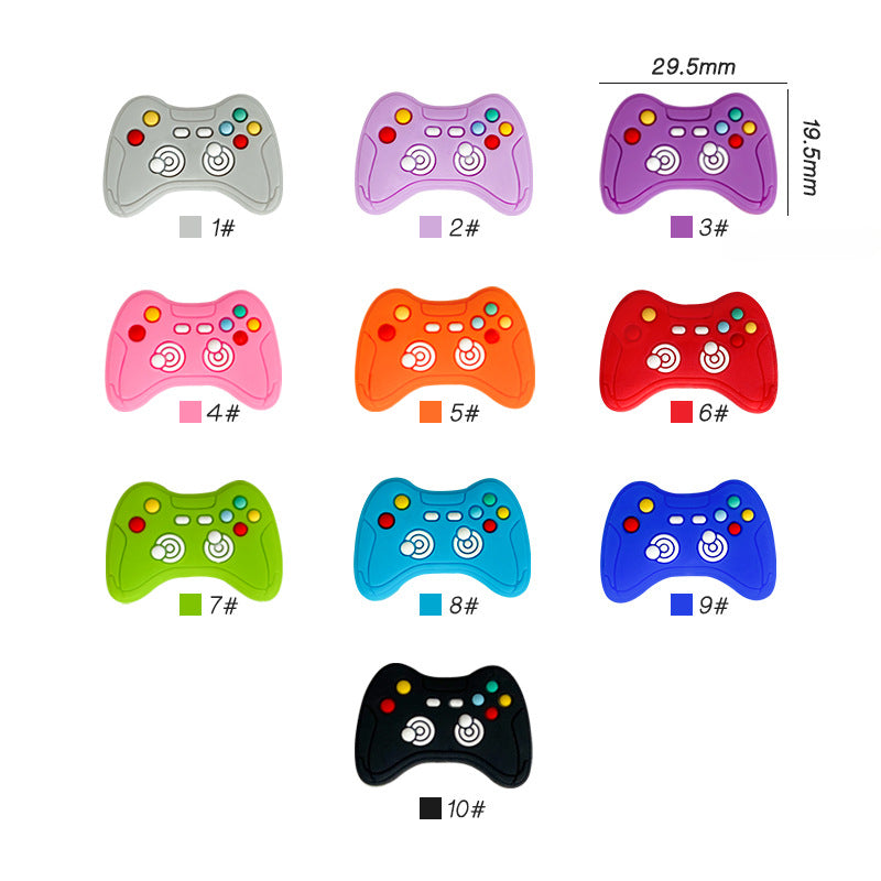 Wholesale 10pcs Game Controller Silicone Focal Beads DIY Accessories ACC-BDS-WDX074