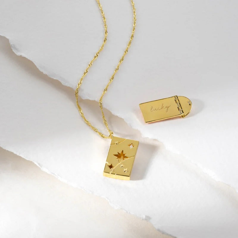 Wholesale Titanium Steel Open and Close Photo Album Box Necklace ACC-NE-XuanChi006