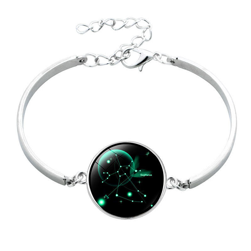Wholesale  12 constellation Time gem bracelet