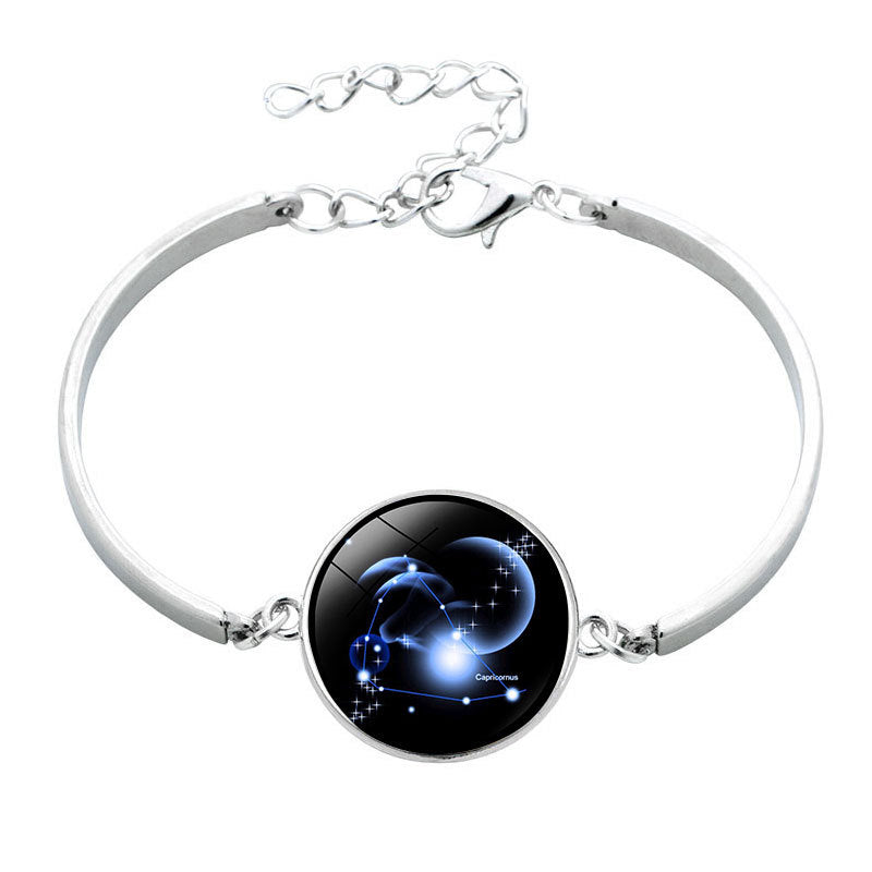 Wholesale  12 constellation Time gem bracelet