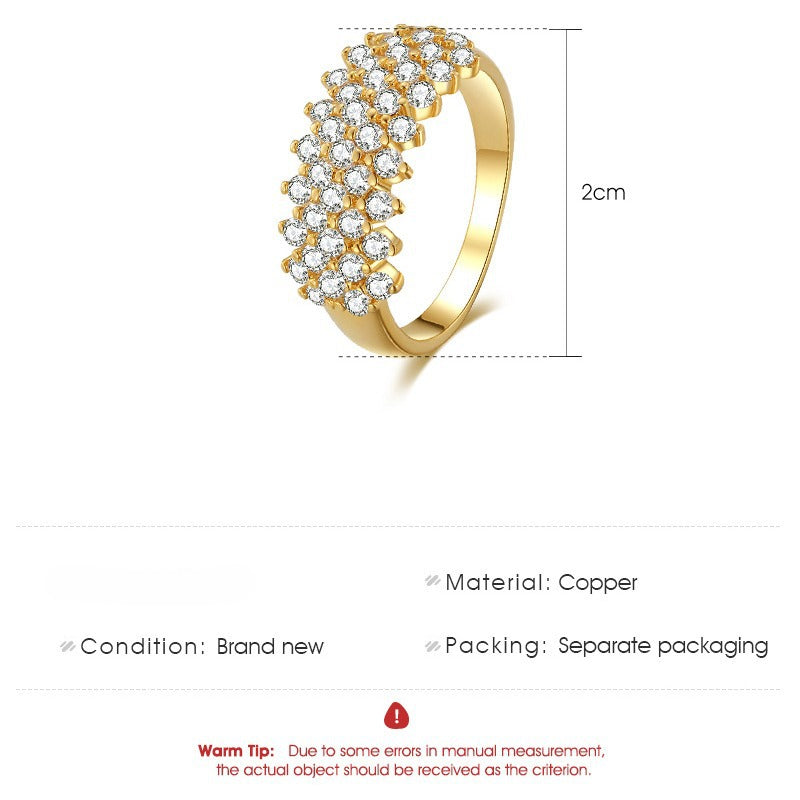 Wholesale Vintage Copper Inlaid Zirconia Rings ACC-RS-MY006