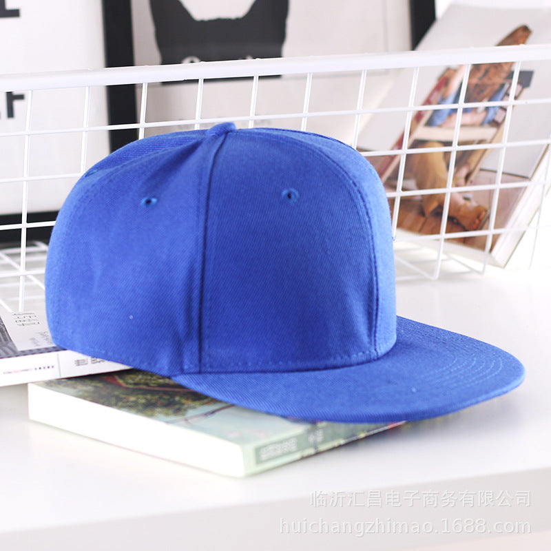 Wholesale Solid Color Flat Brim Hat Baseball Cap ACC-HT-Huic010