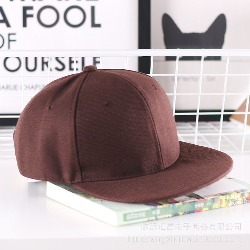 Wholesale Solid Color Flat Brim Hat Baseball Cap ACC-HT-Huic010