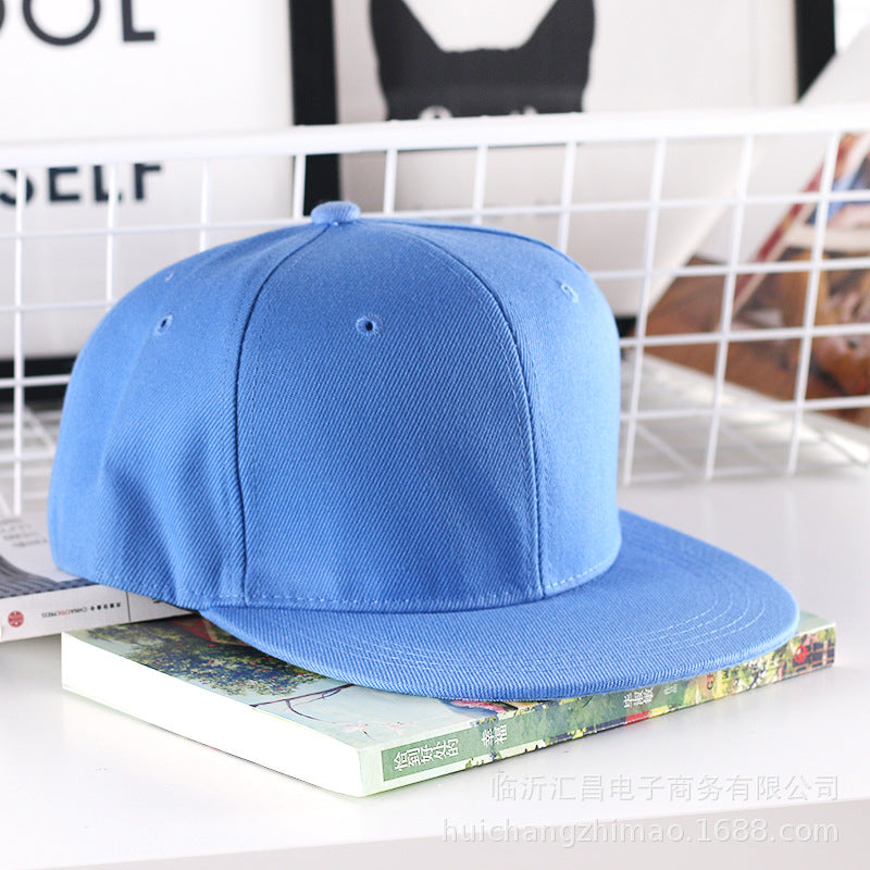 Wholesale Solid Color Flat Brim Hat Baseball Cap ACC-HT-Huic010