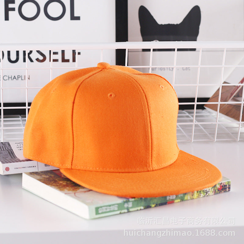Wholesale Solid Color Flat Brim Hat Baseball Cap ACC-HT-Huic010