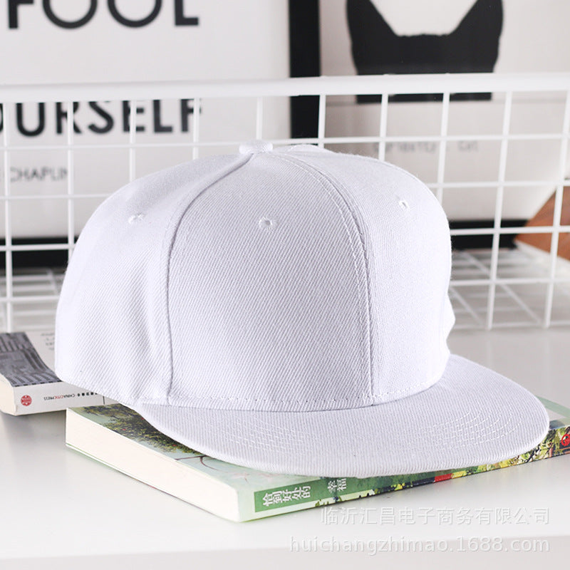 Wholesale Solid Color Flat Brim Hat Baseball Cap ACC-HT-Huic010