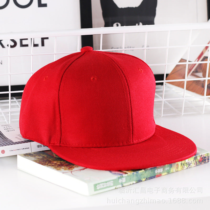 Wholesale Solid Color Flat Brim Hat Baseball Cap ACC-HT-Huic010