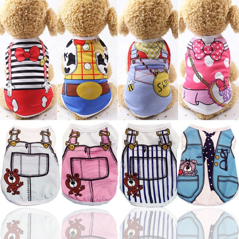 Wholesale Spring and Summer Vest Pet Clothes ACC-PCS-WeiW036