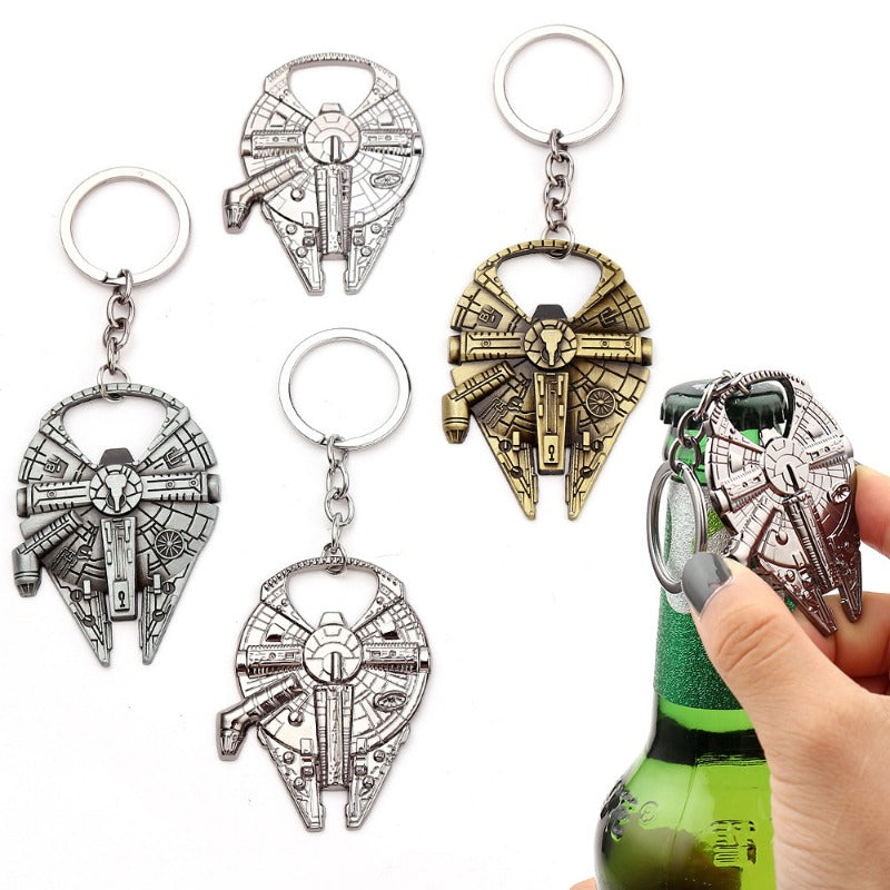 Wholesale Alloy Cartoon Game Spaceship Battleship Keychains ACC-KC-Zhuox003