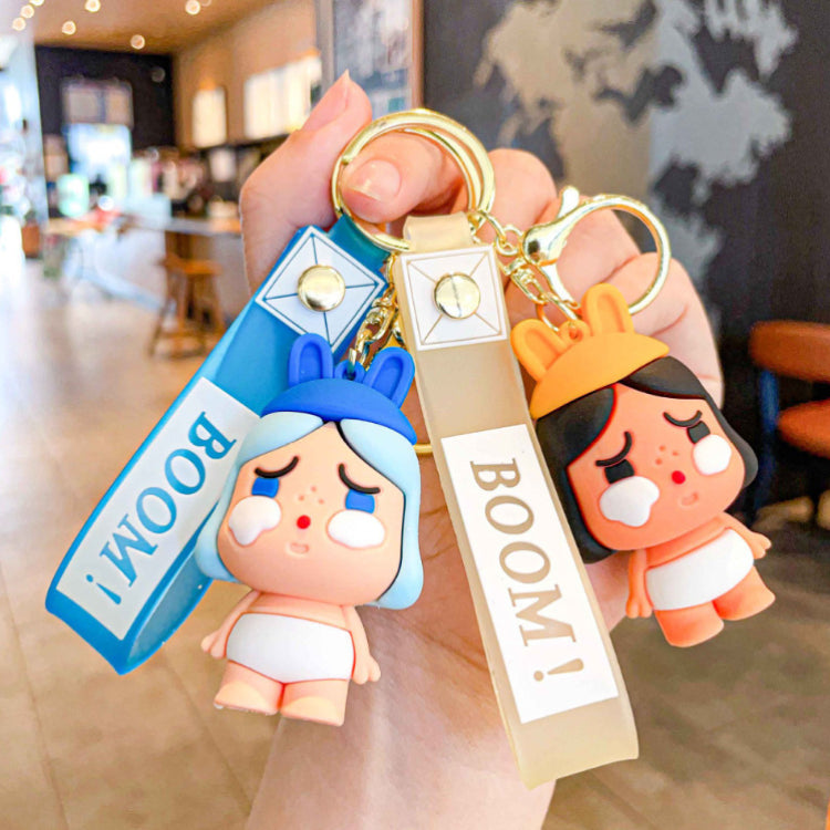 Wholesale Cartoon Doll Silicone Creative Keychain ACC-KC-SJ016
