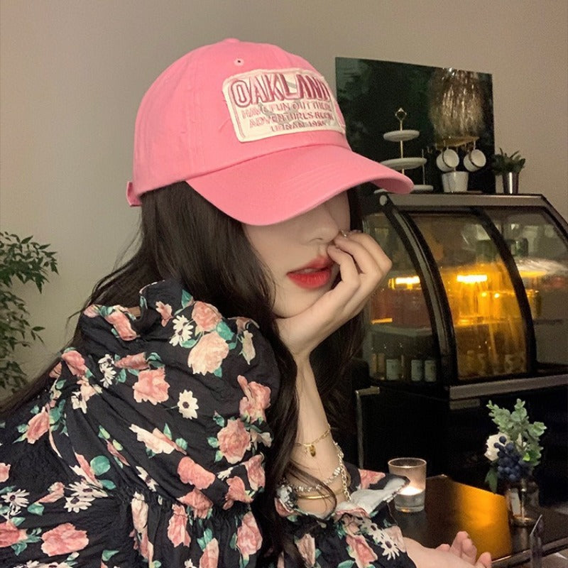 Wholesale 3D Embroidery Pink Baseball Cap ACC-HT-Xianj007
