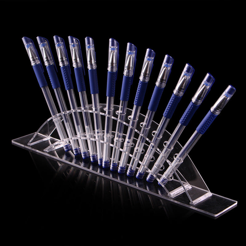 Wholesale Acrylic Pen Holder Makeup Pen Display Rack ACC-PC-HuaLi001