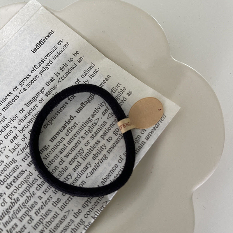 Wholesale Black Simple Basic Hair Tie Hair Scrunchies ACC-HS-Qianq001