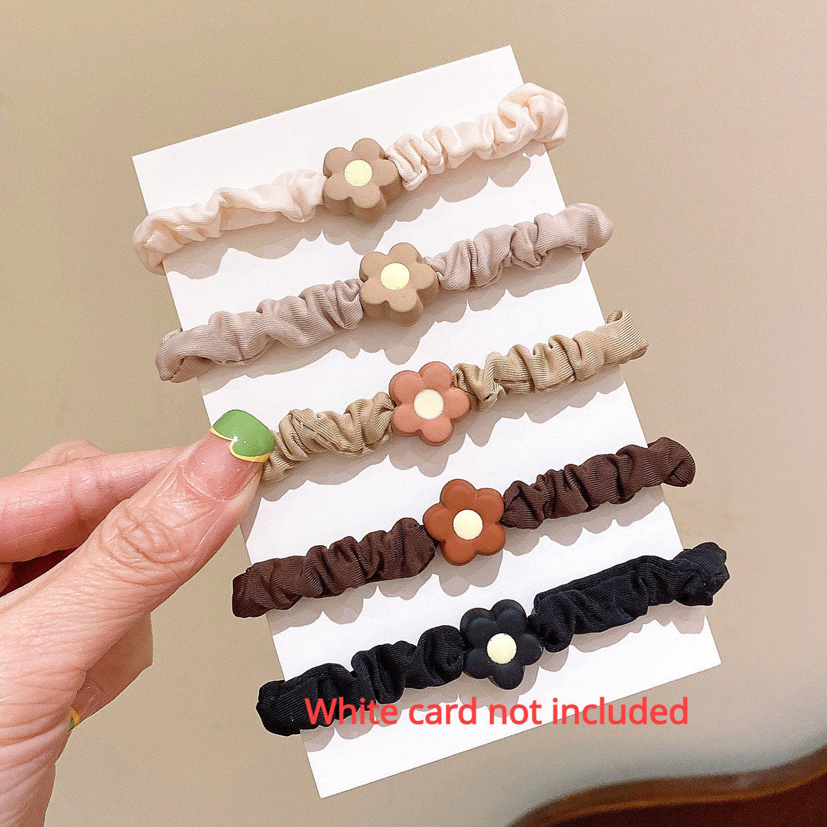 Wholesale 5pcs Braided Headband Hairband Leather Case Hair Scrunchies ACC-HS-Huidi004