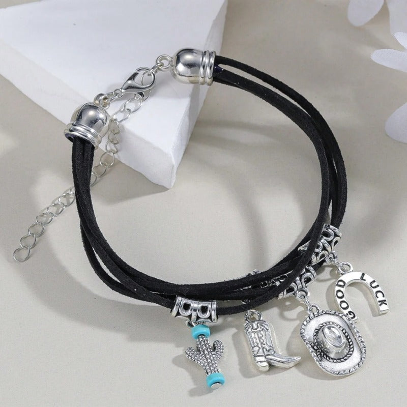 Wholesale Western Cowboy Punk Style DYI Creative Bracelet ACC-BT-Jiud001