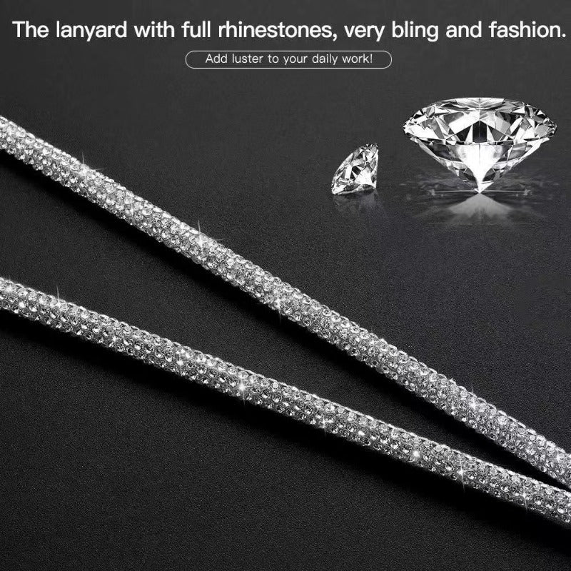 Wholesale Rhinestone Crossbody Lanyard Keychain ACC-KC-LingYu002