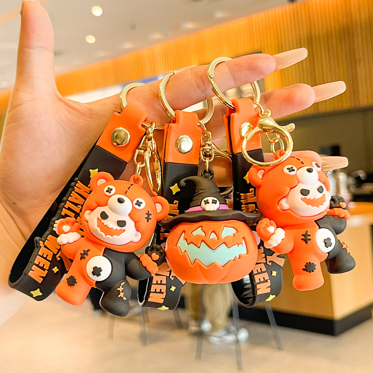 Wholesale Cartoon Cute PVC Soft Keychain ACC-KC-ZhiWu001