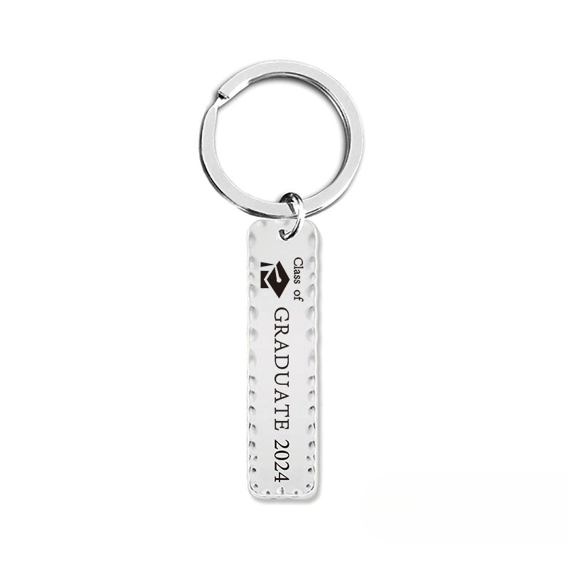 Wholesale 2024 Graduation Season Gift Inspirational Phrase Stainless Steel Keychain ACC-KC-Ganggu012