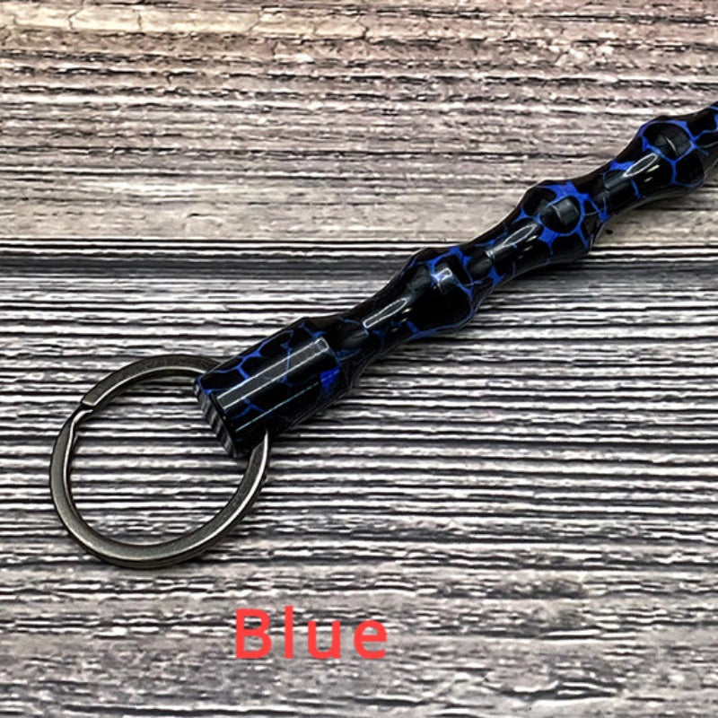 Wholesale Leopard Print Camouflage Aluminum Alloy Pen Shape Hard Keychains ACC-KC-ChiP002
