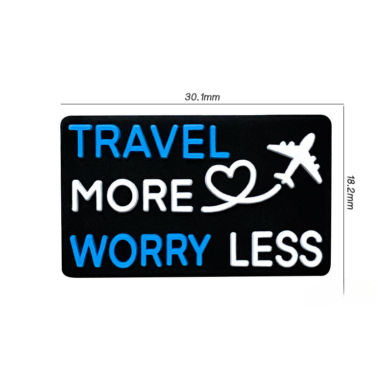 Wholesale 10pcs English Silicone Loose Beads Travel Baby Teether Molar Stick Focal Beads ACC-BDS-WDX205