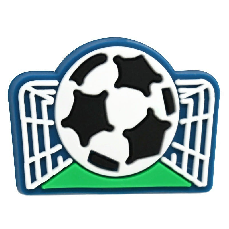 Wholesale Random 100pcs Sports Series PVC Soft Focal Beads DIY Beaded Pen Accessories  ACC-BDS-RYY015