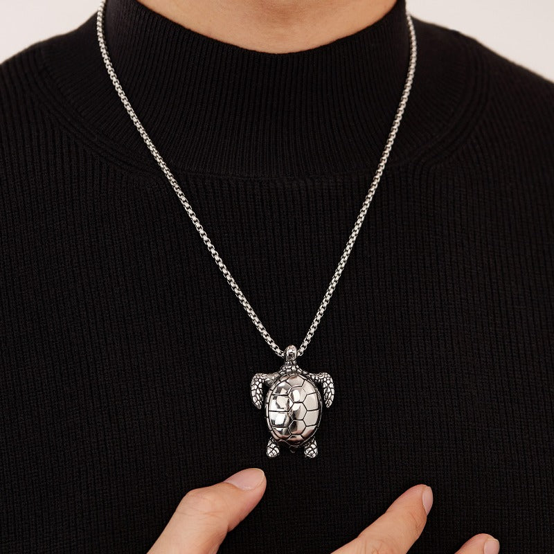 Wholesale Stainless Steel Turtle Necklace ACC-NE-OPK003