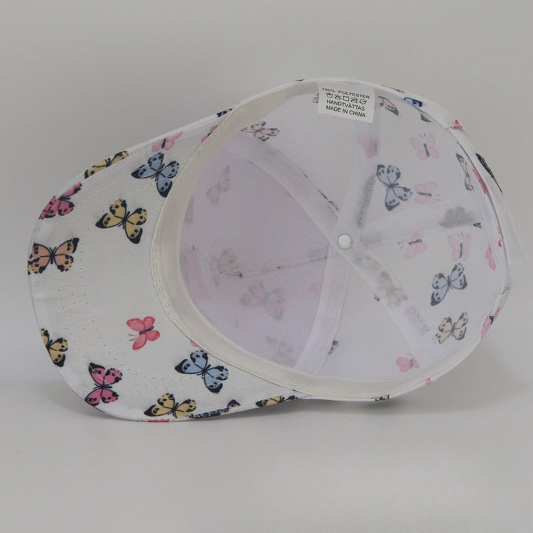 Wholesale Butterfly Printed Kids Hats Baseball Cap ACC-KH-XiaoYang001